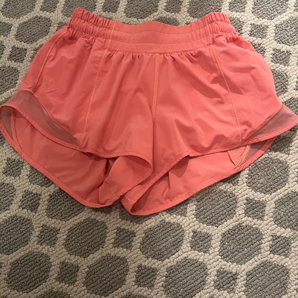 Lululemon Athletica Pink Athletic Shorts Lightweight Moisture-Wicking